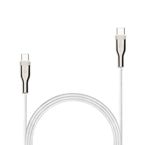Fixed | Kabel w oplocie USB-C/USB-C, 2m, 100W | FIXDB-CC2-WH
