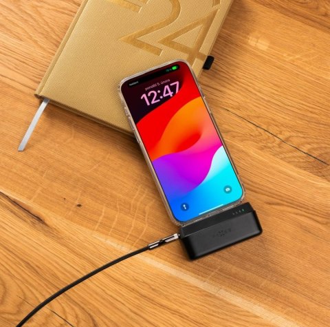 Fixed | Zen 5 Plug-in 20W Powerbank | FIXZEN-5PL-BK | 5000 mAh | USB-C: DC 5V/3A, 9V/2.22A, 12V/1.67A 20W MAX | Czarny