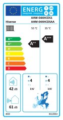 Hisense | AHW-044HCDS1 | Pompa ciepła Hi-Therma 4,4 kw Jednostka zewnętrzna typu Split
