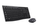 Logitech MK270 | Zestaw klawiatura i mysz | Bezprzewodowy | USA | Czarny