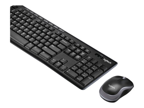 Logitech MK270 | Zestaw klawiatura i mysz | Bezprzewodowy | USA | Czarny