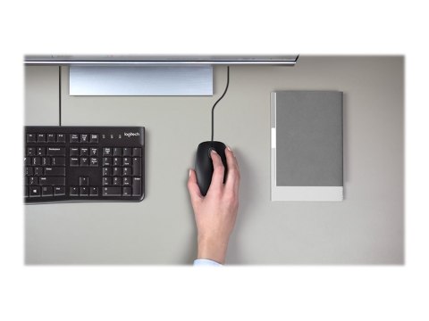 Logitech | Mysz | B110 Silent | Przewodowa | USB | Czarna