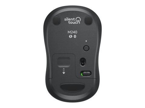 Logitech Silent Mouse | M240 | Bezprzewodowa | Bluetooth | Grafitowa