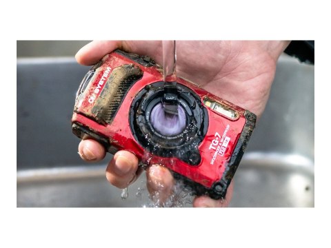 Olympus | Aparat Cyfrowy | TG-7 | 12 MP | ISO 12800 | Przekątna wyświetlacza 3.0 " | Nagrywanie wideo | Wi-Fi | TTL iESP auto fo