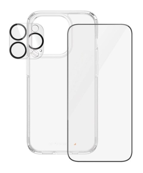 PanzerGlass | Panzerglass 3-w-1 Pack | iPhone | iPhone 15 Pro | Clear | PicturePerfect Camera Lens Protector, etui HardCase komp