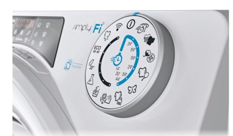 Pralka Candy | RO 16106DWME/1-S | Klasa efektywności energetycznej A | Ładowana od frontu | Pojemność prania 10 kg | 1600 obr/mi