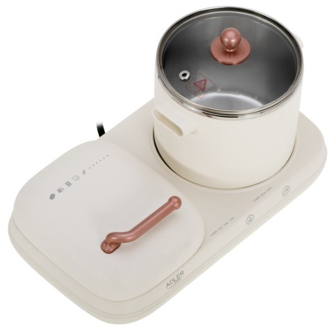 Stacja śniadaniowa Adler 2 w 1 | AD 6421 | 1320 W | 1 L | Liczba programów 1