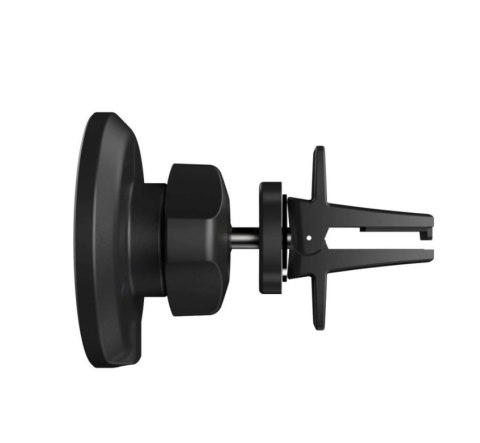 Stały uchwyt do ładowania bezprzewodowego MagRound | MagRound | Uchwyt | Apple | iPhone serii 12 i nowsze | Czarny