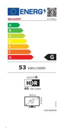 Sharp | 43GL4260E | 43" (108cm) | Smart TV | Google | 4K UHD | Czarny