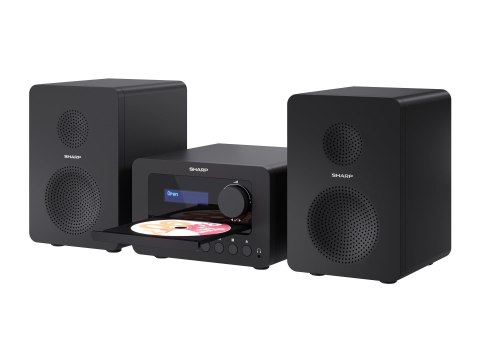 Sharp XL-B520D(BK) Tokyo Hi-Fi Micro System 2.0, FM/DAB/DAB+/USB, CD, Bluetooth 5.0, Aux-in, czarny | Sharp | Tokyo Hi-Fi Micro 