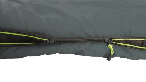 Śpiwór Campion Lux Teal | 225 x 85 cm | Dwukierunkowe zamknięcie z auto-lockiem, kształt L | Kolor: Teal | Dostosowany do temper