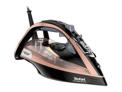 TEFAL | Steam Iron | FV9845 | Steam Iron | 3200 W | Water tank capacity 350 ml | Continuous steam 60 g/min | Black/Rose Gold