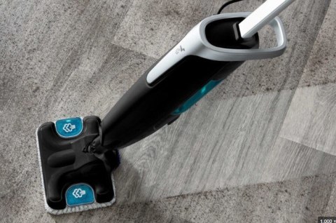 Tefal VP6555RH Steam Power Handstick Mop, 1200 W, Heating time 0,5 min, Black/Light Blue