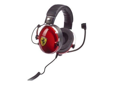 Thrustmaster | Gaming Headset | T Racing Scuderia Ferrari Edition | Przewodowy | Nauszny | Redukcja szumów | Czerwony/czarny