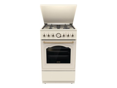 Gorenje Cooker | GKS5B70CLI | Hob type Gas | Oven type Electric | Sandy | Width 50 cm | Depth 59.4 cm | 70 L