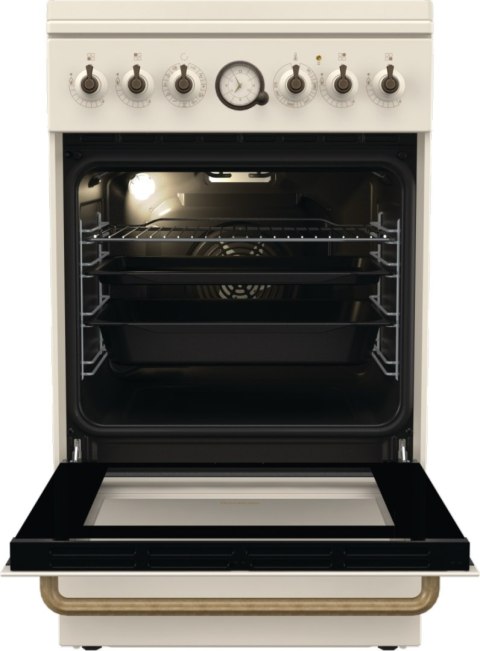 Gorenje Cooker | GKS5B70CLI | Hob type Gas | Oven type Electric | Sandy | Width 50 cm | Depth 59.4 cm | 70 L