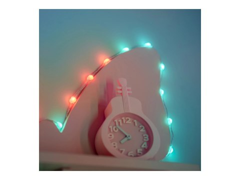 Twinkly Candies 100 diod LED RGB w kształcie serca, przezroczysty przewód, USB-C|Twinkly