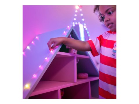 Twinkly Candies 100 diod LED RGB w kształcie serca, przezroczysty przewód, USB-C|Twinkly