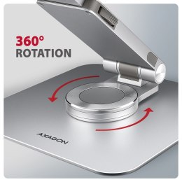 AXAGON STND-LR Obrotowa podstawka aluminiowa do laptopów 10