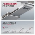 AXAGON STND-LR Obrotowa podstawka aluminiowa do laptopów 10" - 17", regulowana wysokość i kąt nachylenia | AXAGON
