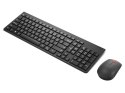 Lenovo Essential | Zestaw klawiatura i mysz | Bezprzewodowy | Rosyjski/Cyrylicki | Czarny | 2,4 GHz