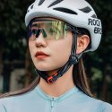 Okulary rowerowe fotochromowe z filtrem UV i wkładką korekcyjną - przezroczyste czarne