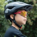 Okulary rowerowe polaryzacyjne dla dzieci z filtrem UV - różowe