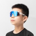 Okulary rowerowe polaryzacyjne dla dzieci z filtrem UV - różowe