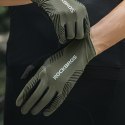 Rękawiczki rowerowe amortyzujące pełne rozmiar XL - zielone