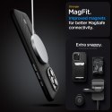 Etui case na iPhone 16 Pro Max Enzo Aramid Mag z MagSafe - czarno-srebrne