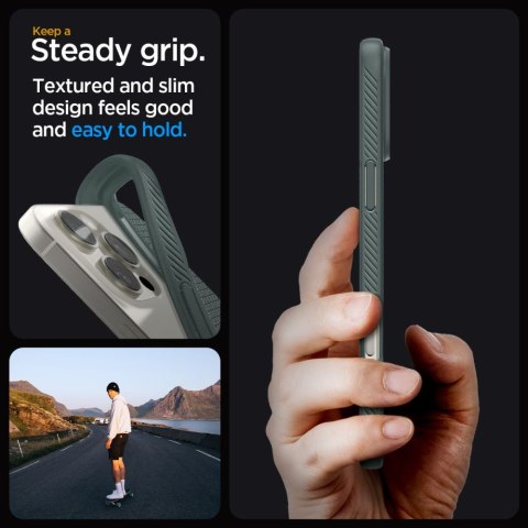 Etui case na iPhone 16 Pro Max Liquid Air - zielone
