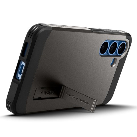 Etui na Samsung Galaxy S25 z podstawką Tough Armor MagSafe - szare