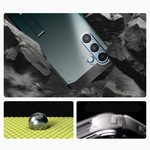Etui pokrowiec na Samsung Galaxy S25+ Tough Armor MagSafe - zielone