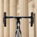 Owijka na kierownicę rowerową silikonowa perforowana - pomarańczowa