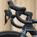 Owijka na kierownicę rowerową silikonowa perforowana - pomarańczowa