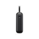 Powerbank 10000mAh 22.5W z wbudowanymi kablami USB-C Lightning - czarny