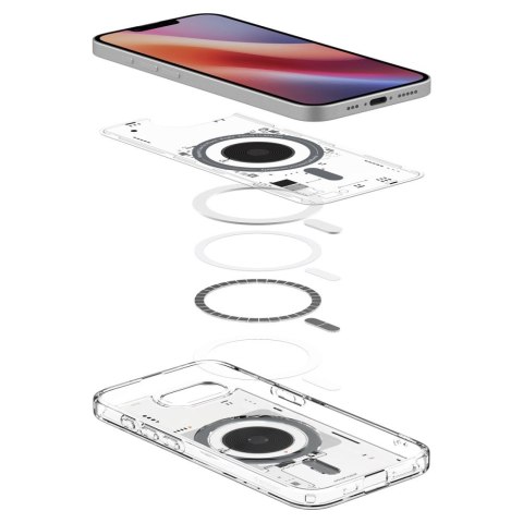 Etui case na iPhone 16e Neo One Ultra Hybrid MagSafe - przezroczyste