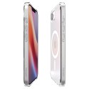 Etui case na iPhone 16e Ultra Hybrid MagSafe - białe półprzezroczyste