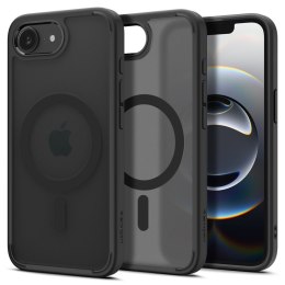 Etui case na iPhone 16e Ultra Hybrid MagSafe - czarne półprzezroczyste