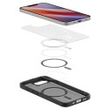 Etui case na iPhone 16e Ultra Hybrid MagSafe - czarne półprzezroczyste