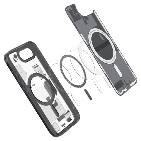 Etui case na iPhone 16e Zero One Ultra Hybrid MagSafe - czarne