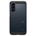 Etui plecki na Samsung Galaxy A56 5G z podstawką Tough Armor - szaro czarny