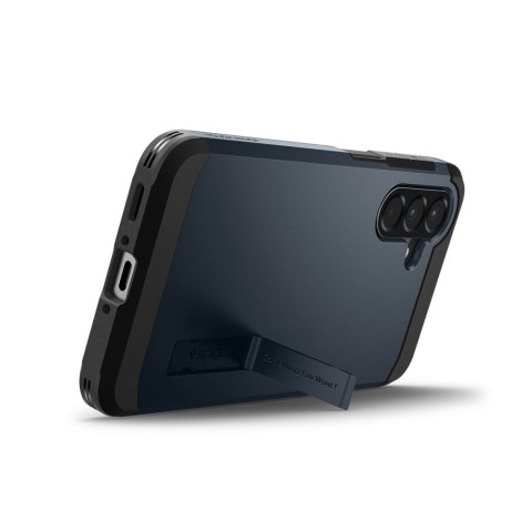 Etui plecki na Samsung Galaxy A56 5G z podstawką Tough Armor - szaro czarny