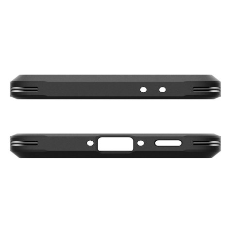 Etui plecki na Samsung Galaxy A56 5G z podstawką Tough Armor - szaro czarny
