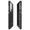 Etui silikonowe Spigen Enzo Aramid z ringiem MagFit do Samsung Galaxy S25 Ultra - czarne