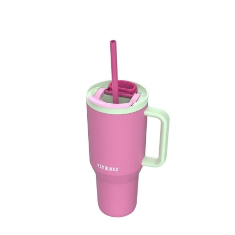KUBEK TERMICZNY RIO ZE SŁOMKĄ BUBBLE MINT 950ML
