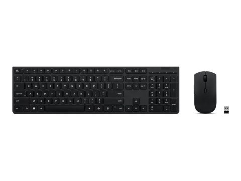 Lenovo Professional Wireless Rechargeable Combo Keyboard and Mouse-Russian/Cyrillic