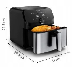 TEFAL Easy Fry Mega Air Fryer | EY855D10 | Power 1700 W | Capacity 7.5 L | Black