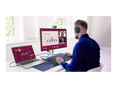 Dell LCD P3225QE 32" IPS UHD/3840x2160/HDMI,DP,USB-C,USB,RJ45/Black,Silver