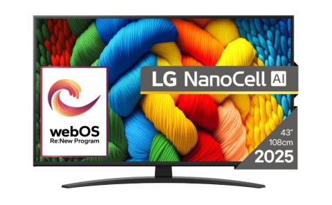 LG 43NANO81A3A | 43 | Smart TV | webOS 25 | UHD